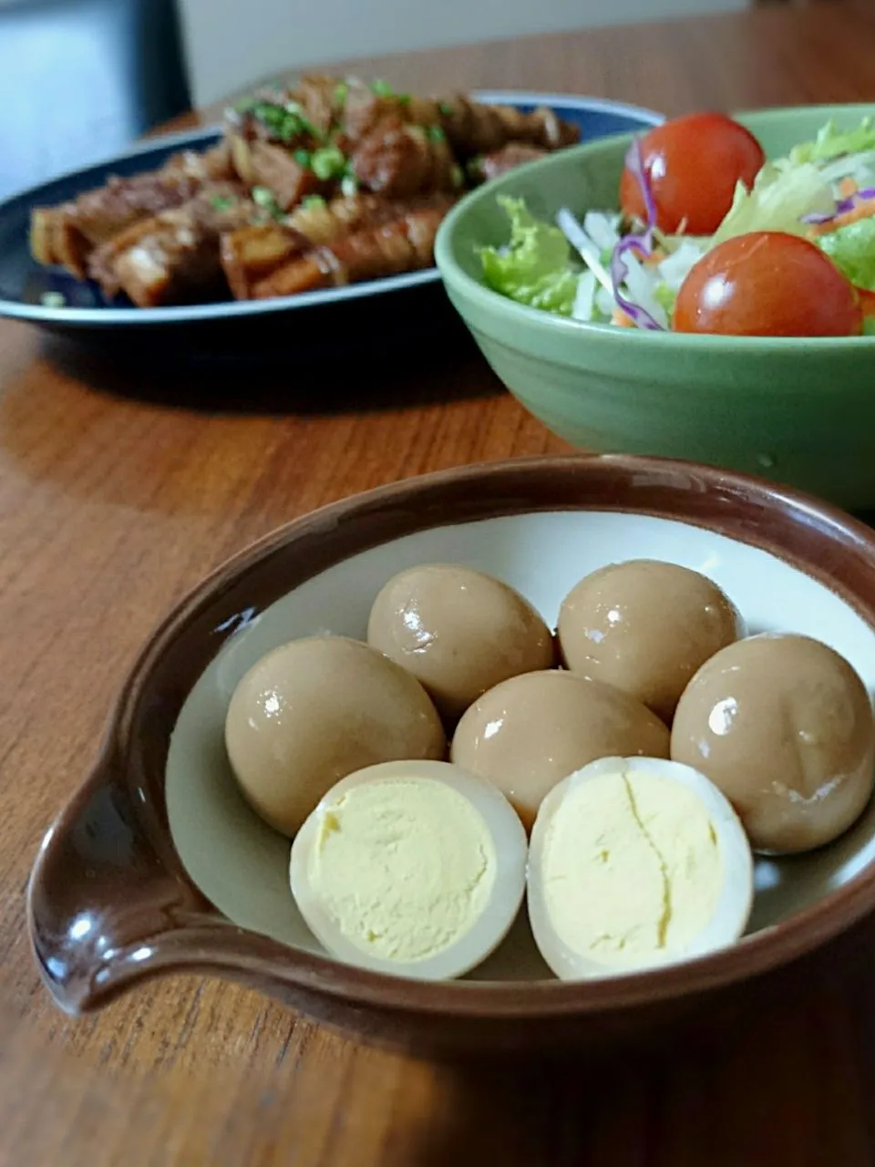 うずらの卵のにんにく醤油漬け|まりおさん