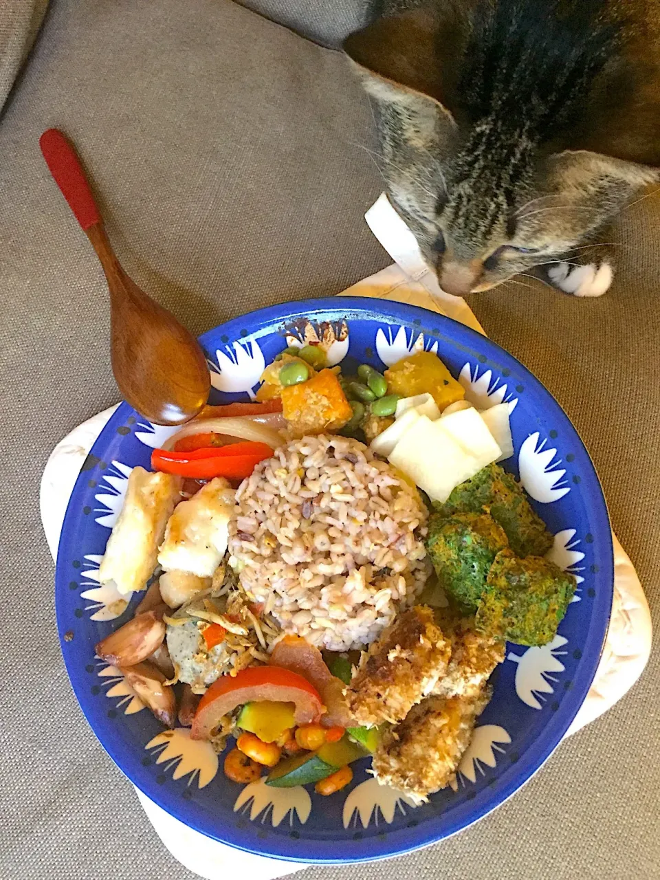 Snapdishの料理写真:ランチ？！楽々土曜日 #cat|chipe594さん