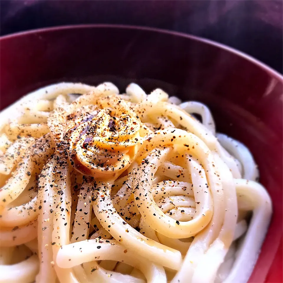 釜バターうどん|ち〜おんさん