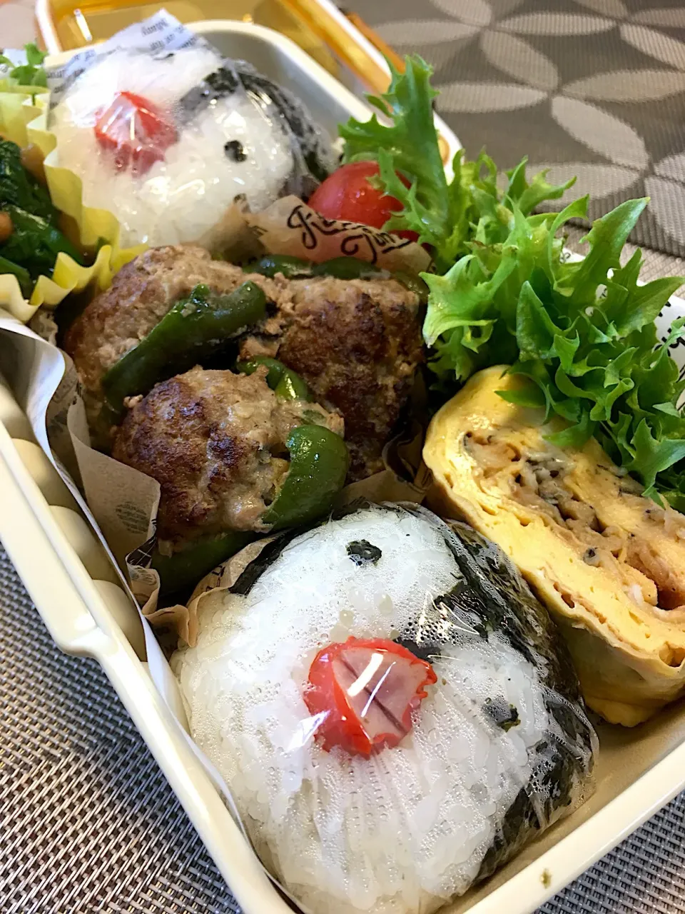 Snapdishの料理写真:母弁当(๑•🐽•๑)ﾌﾞ-|MOMO-chan☻さん