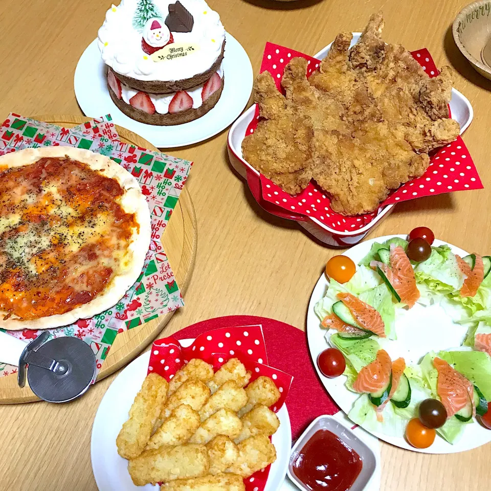 Snapdishの料理写真:クリスマスパーティー❤️🎄|＊C＊さん