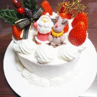 Snapdishの料理写真:2018クリスマスケーキ
 #クリスマスケーキ #ショートケーキ|carinaさん