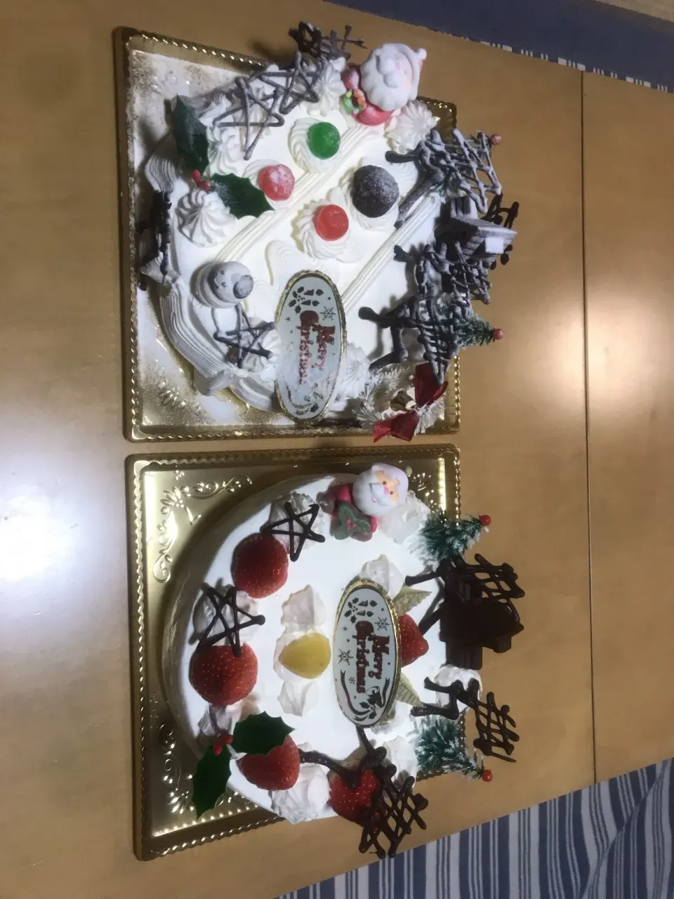 #クリスマスケーキ
バターケーキ
生クリアケーキ|あきさん