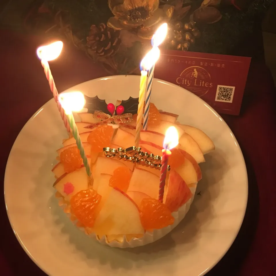 Snapdishの料理写真:手作りクリスマスケーキ|papion7tさん