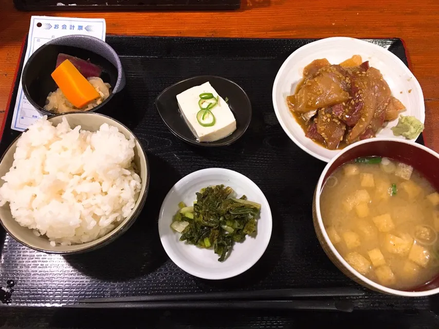 Snapdishの料理写真:ごまブリ定食|chan mitsuさん