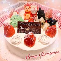 🎄Merry Christmas🎄
王道のクリスマスケーキ😊