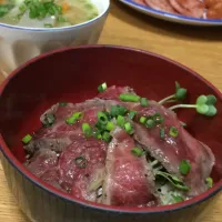 ローストビーフ丼|ゆきちんさん