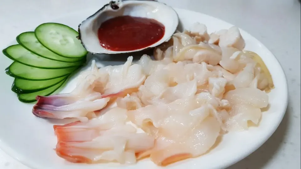 horse clam sashimi|steven z.y.さん