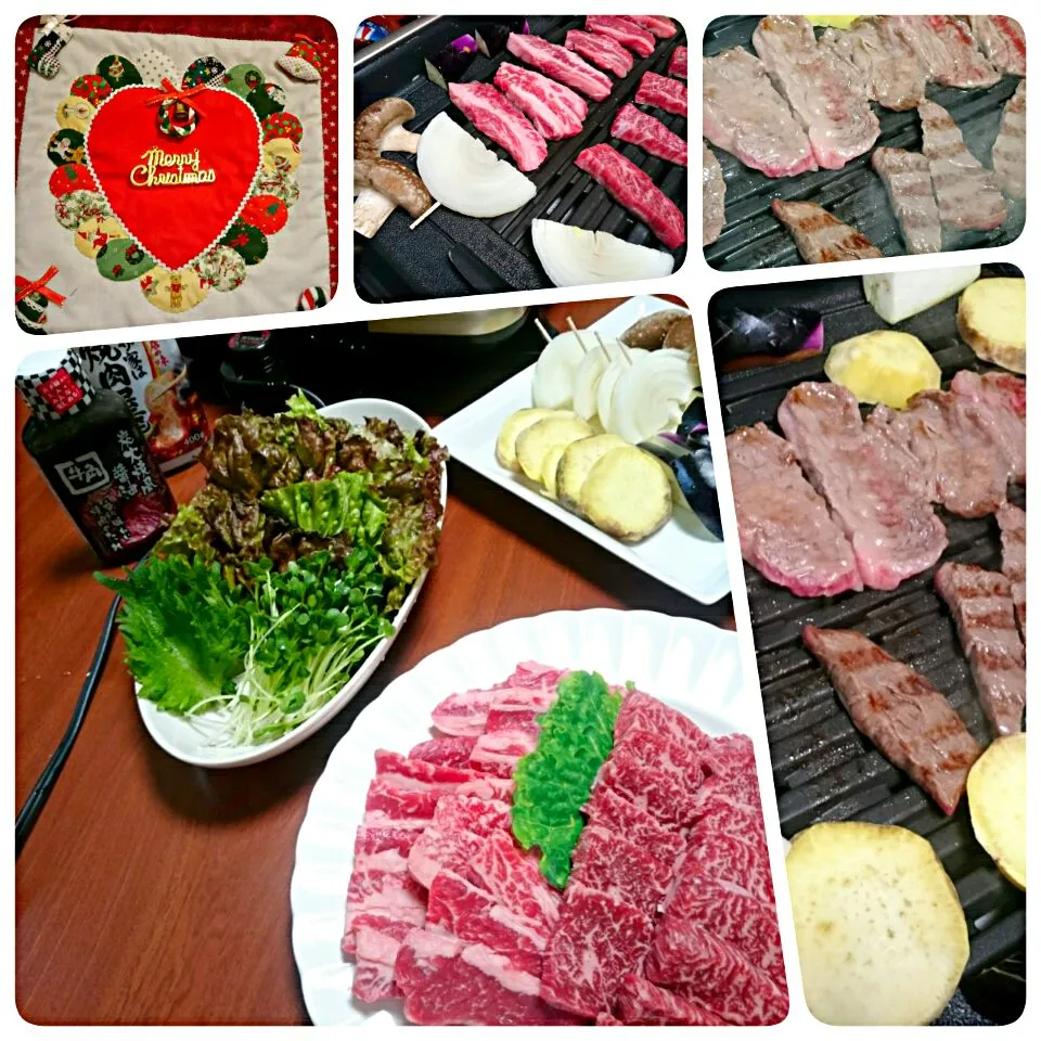 ☆今日の晩ごはん☆   ✨🎄 焼き肉 🎄✨|hamamaさん