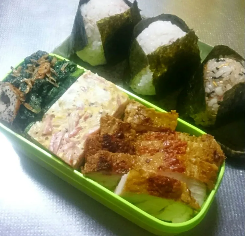 Snapdishの料理写真:旦那さんお弁当181214|きぬよさん