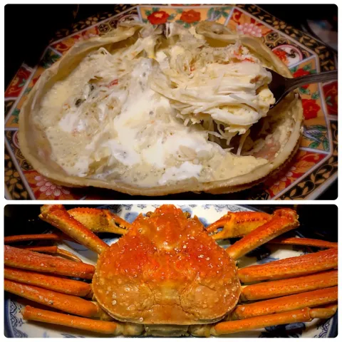 「電気圧力鍋」を使ってみたSnapdishの料理・レシピ写真:蟹🦀に飽きたら甲羅蒸し！