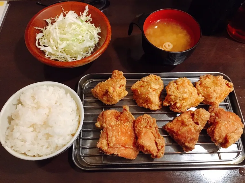 唐揚げ（ミックス）定食|chan mitsuさん