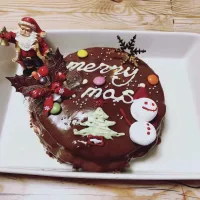 Snapdishの料理写真:クリスマスケーキ🎂|minaさん