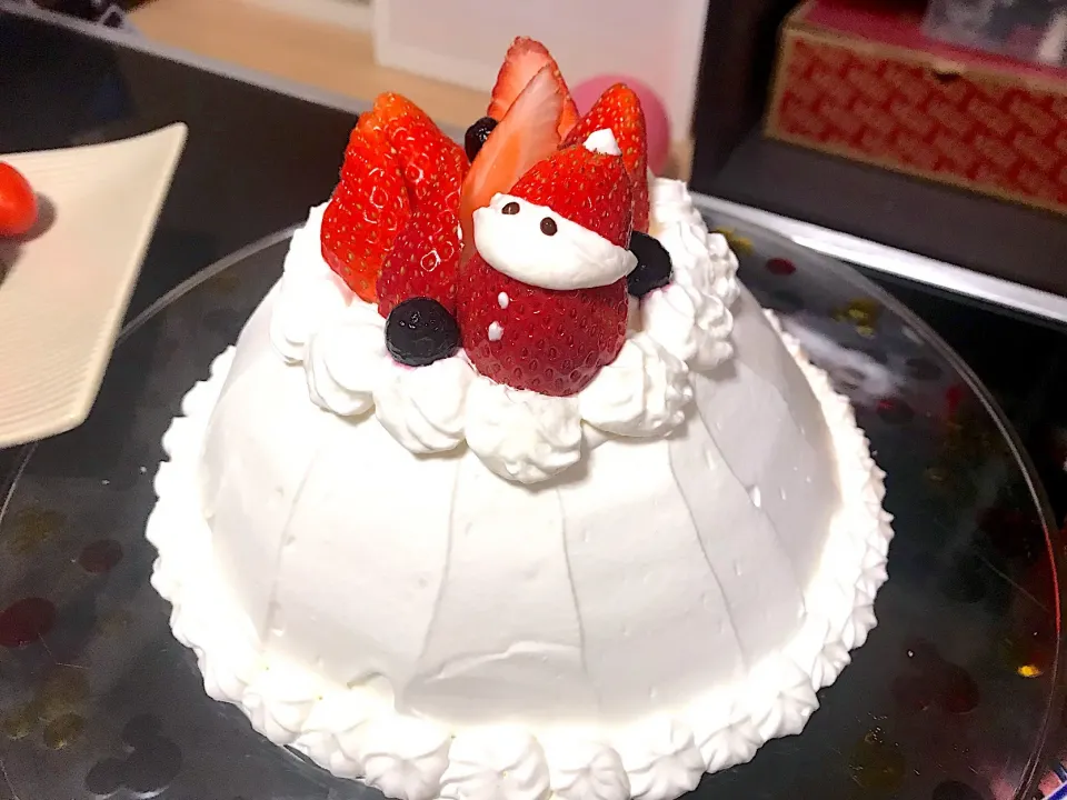 Snapdishの料理写真:クリスマス♡ドーム型ケーキ♡#クリスマス#ケーキ#ドーム型|のえにゃろさん