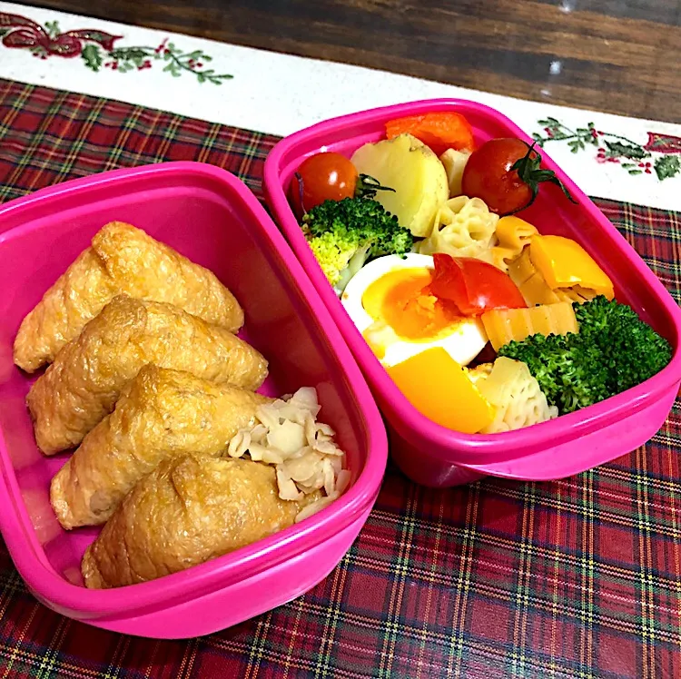 今日のお弁当♬ 20181225
#クリパの残りもの|いしくん。（たまご王子🥚🐣🐥🐔）さん