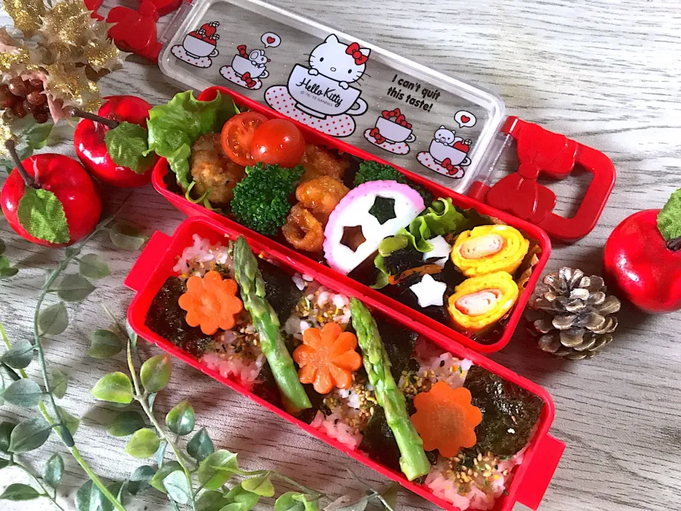 Snapdishの料理写真:12/25姫のお弁当|harutomomariさん