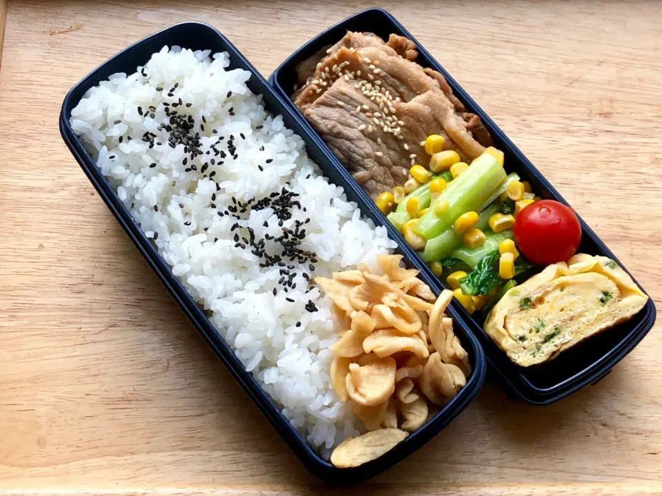 豚の生姜焼き 弁当|弁当 備忘録さん