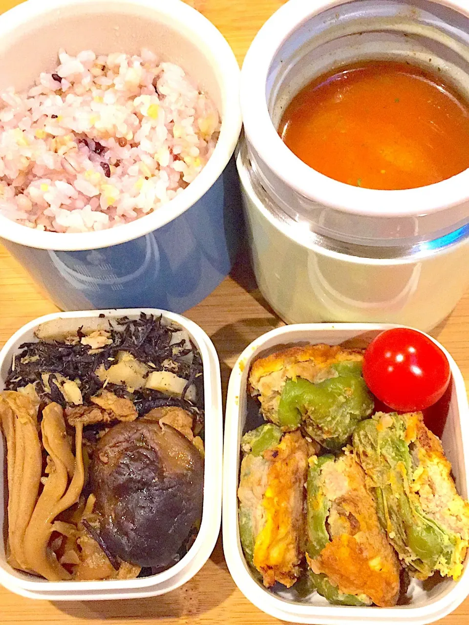 12/25の息子くん追試弁当🍱
 #保温弁当|ままみさん