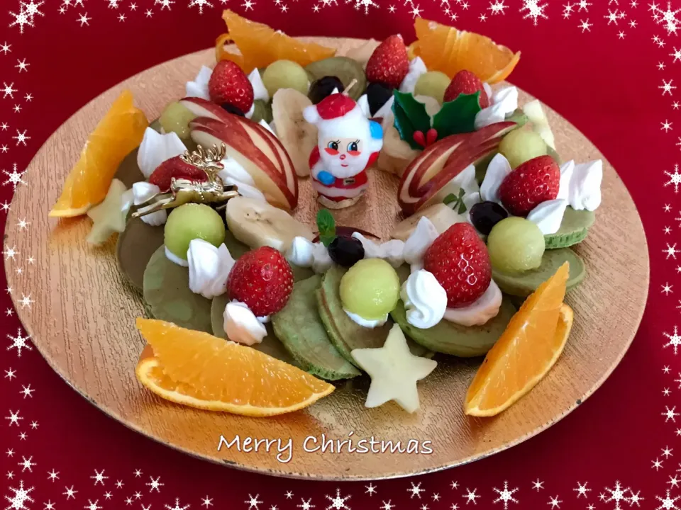 クリスマスに・・まるでリースなパンケーキ☆|Ｌilicaさん