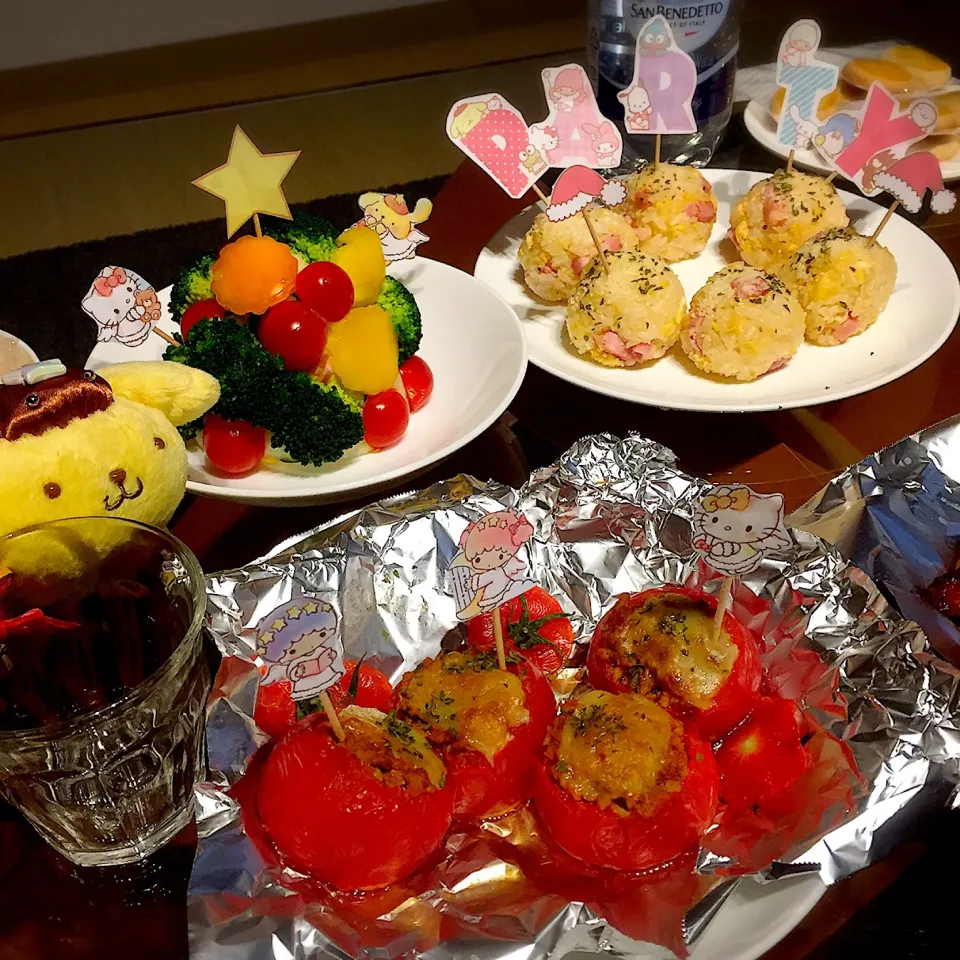 Snapdishの料理写真:今年の手作りクリスマスディナー|歌姫さん