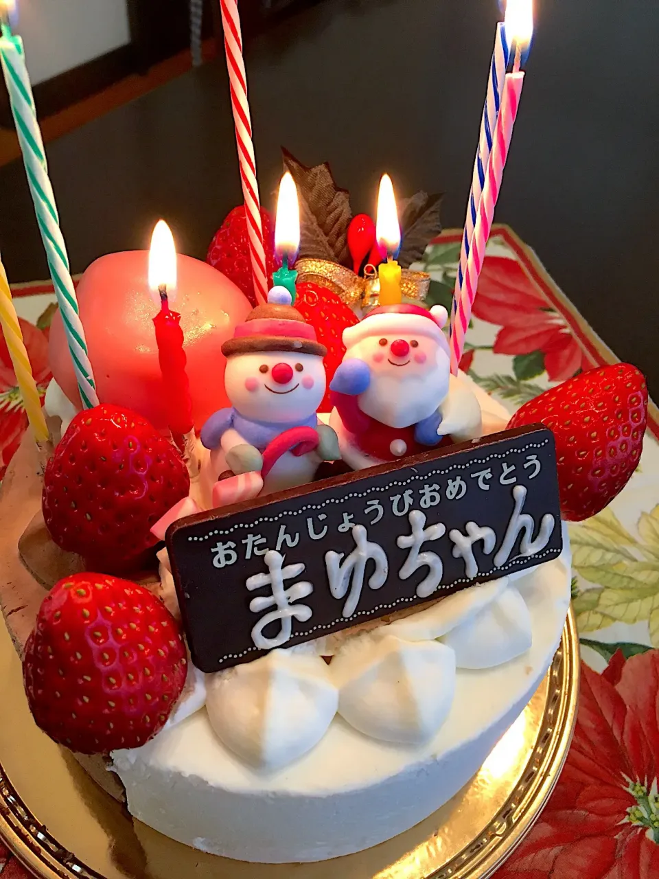 お誕生日ケーキ♡|ゆきりん。さん