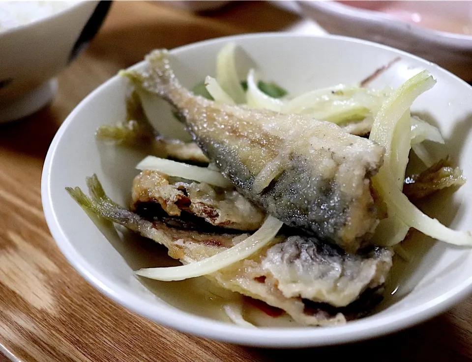 鯵の南蛮漬け|浅草橋百そばさん