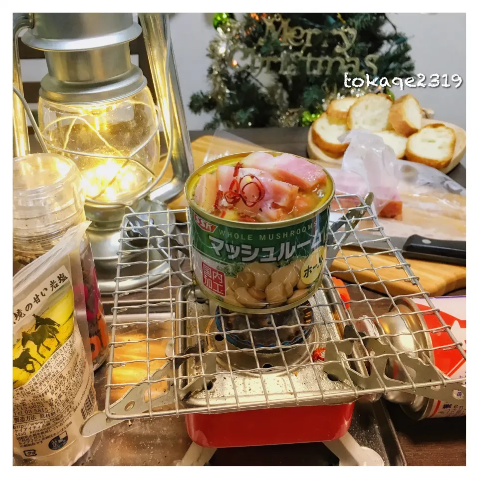 自宅で卓上キャンプクリスマス🏕🎄|とかげ2319さん