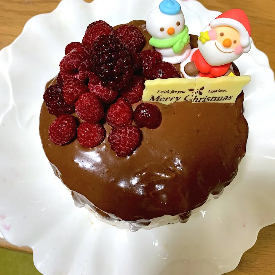 クリスマスのチョコレートケーキ🍫|Tsukiさん