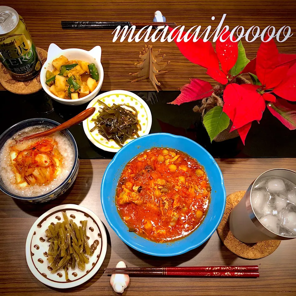 Snapdishの料理写真:クリスマス🎄おつまみご飯🍴|マイコさん