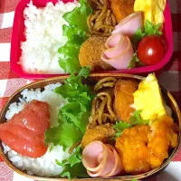 Snapdishの料理写真:高3次女 お弁当🍱
小4四女 お弁当🍱