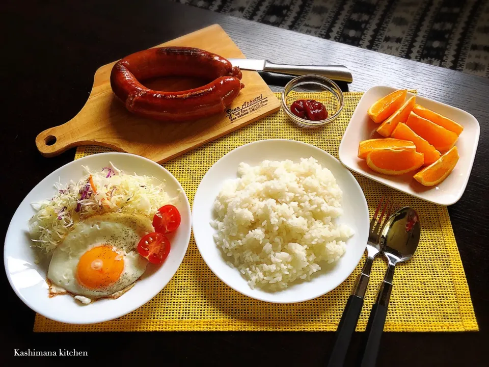 Snapdishの料理写真:朝ご飯🍽|Kashimanakitchenさん