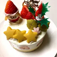 Snapdishの料理写真:2018クリスマスケーキ|Toshie  Okadaさん