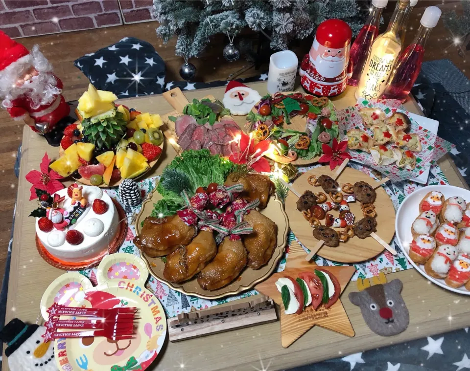 Snapdishの料理写真:2018.+*:ﾟ+｡.☆xmasディナー|mamiさん