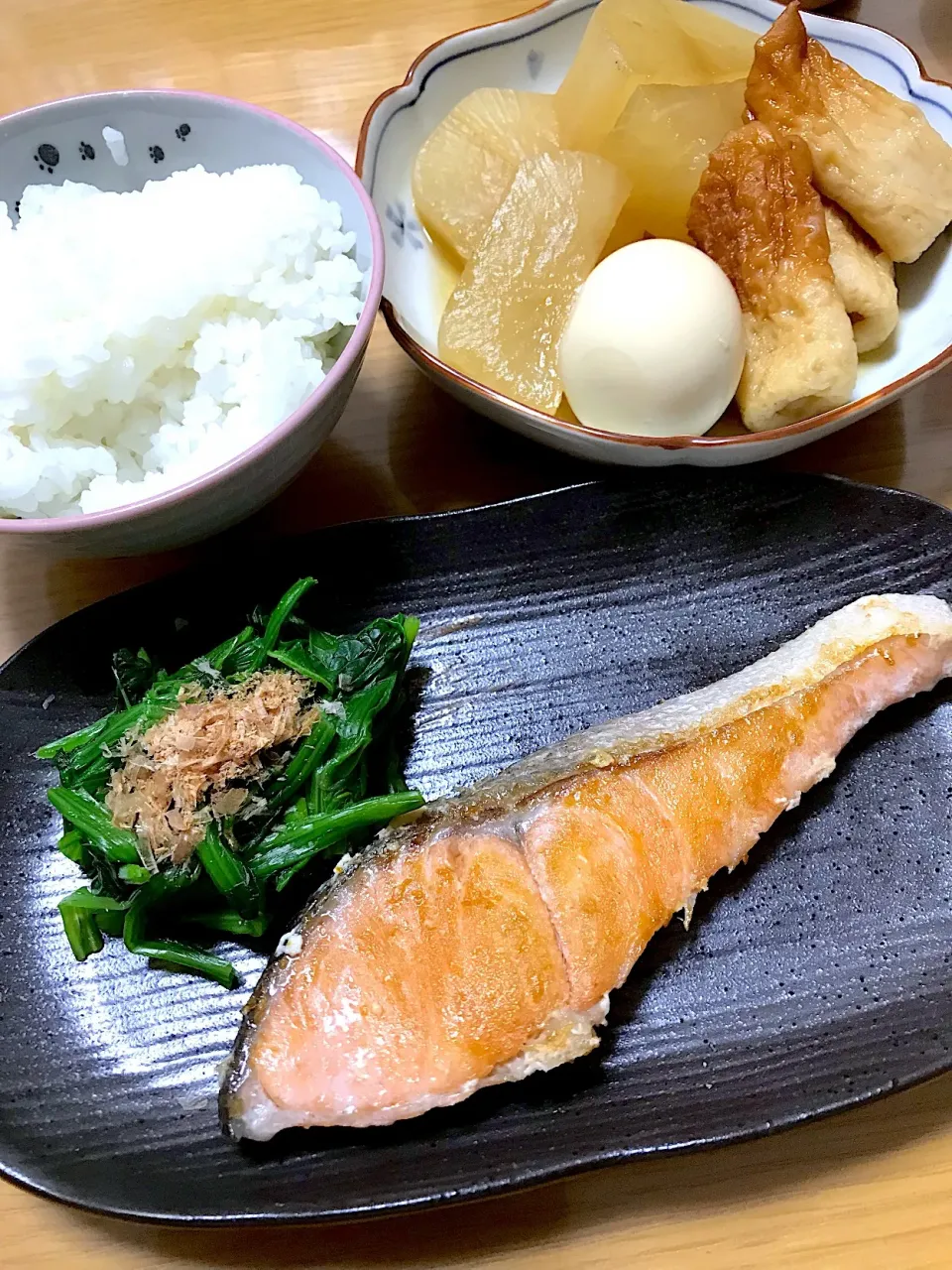 焼き鮭&おでん風煮|sinさん