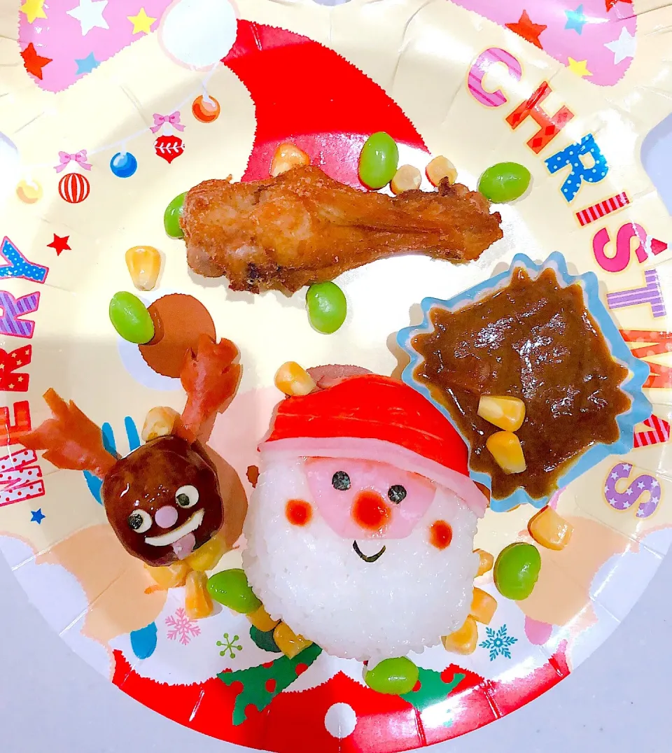 Snapdishの料理写真:子供たちのXmasプレート|來ちゃんさん