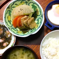 Snapdishの料理写真:とっても和風な朝ご飯|野坂美紀さん