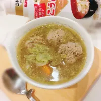 Snapdishの料理写真:体の中からあったまる胡麻味噌スープ|るぅ✩さん