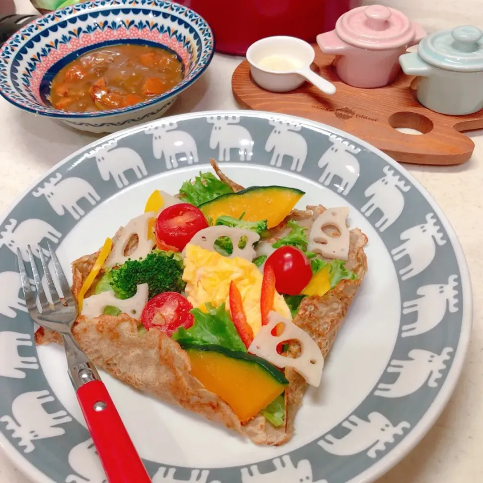 Snapdishの料理写真:❤️そば粉ガレットdeカフェごはん❤️|ぷらっとさん