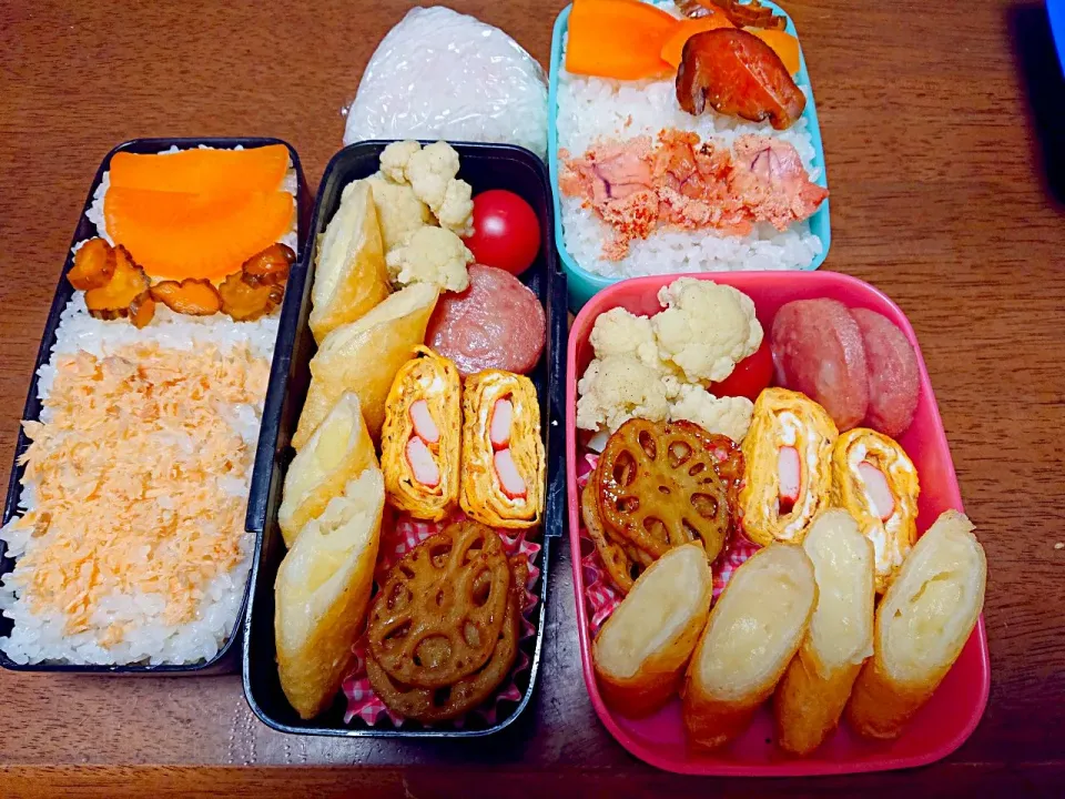 Snapdishの料理写真:息子と私のお弁当|秀美«シュウビ»さん