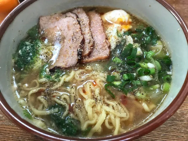 Snapdishの料理写真:#マルちゃん正麺 🍜、味噌味❗️ ｡( ´͈ ᗨ `͈ )◞♡⃛✨|サソリさん