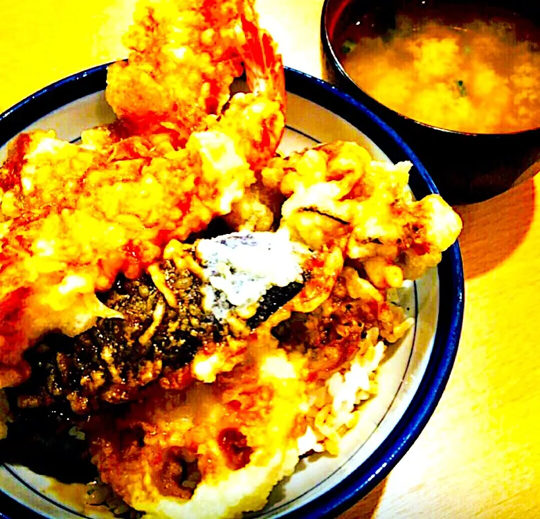 Snapdishの料理写真:天丼ランチ|zeroweb_bossさん