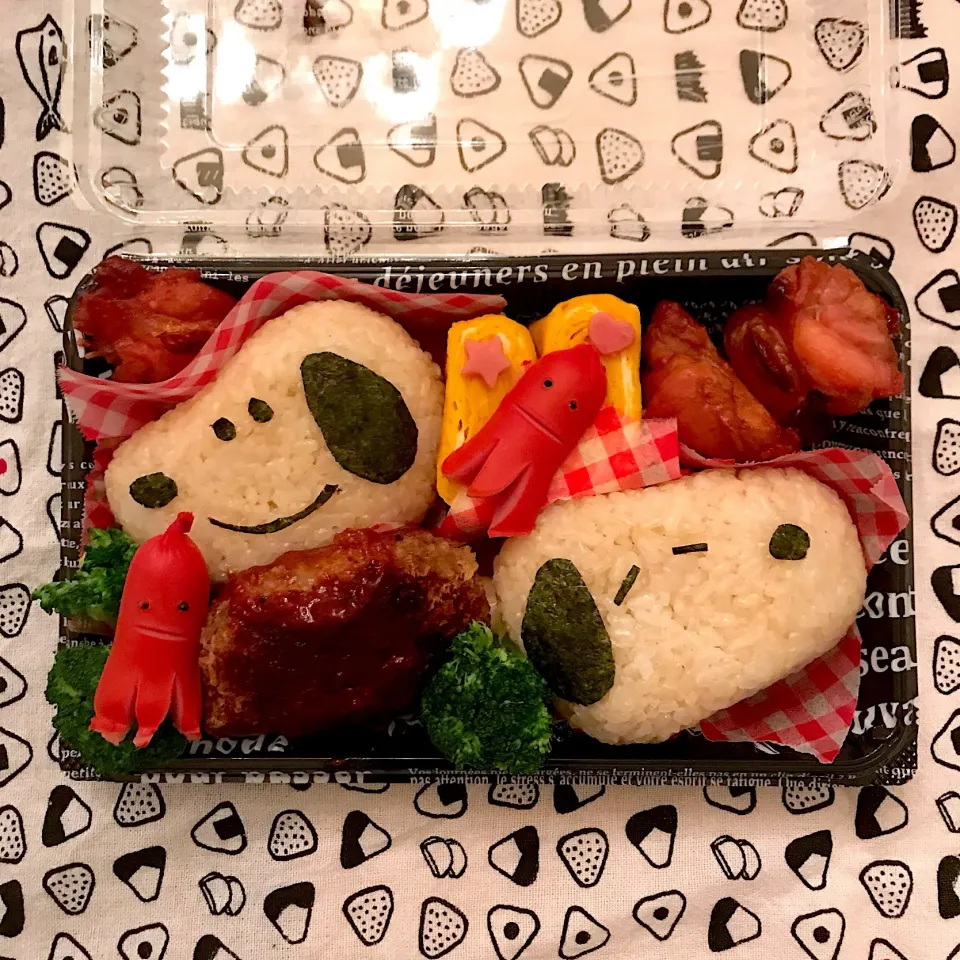 Snapdishの料理写真:スヌーピーお弁当|ぷわこさん