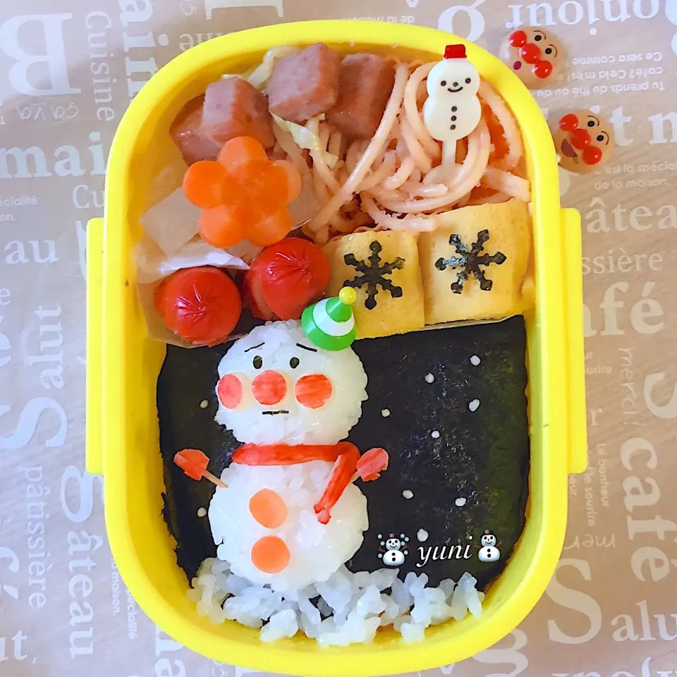 雪だるま⛄️弁当|🌸yuni🌸さん