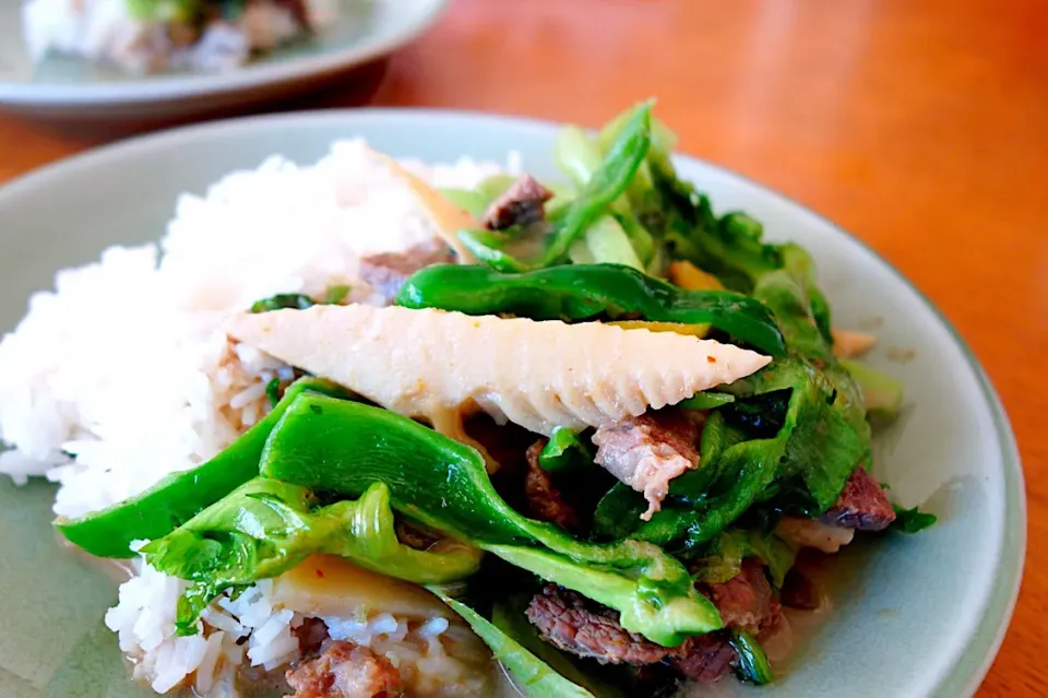 野菜たっぷりグリーンカレー ！|バジル🌿さん