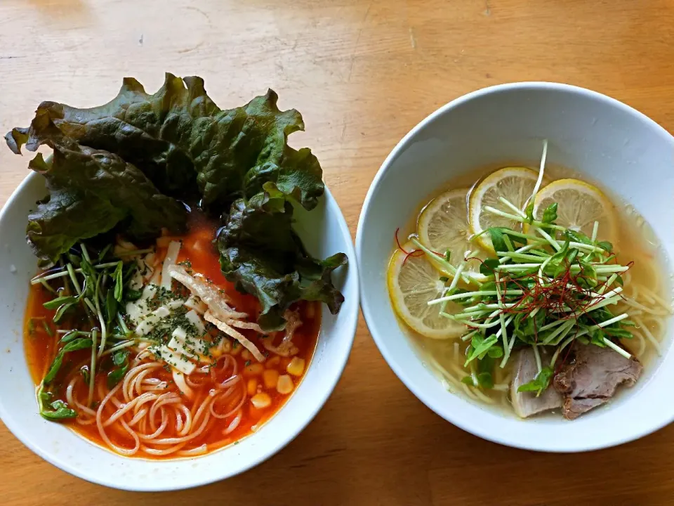 オリーブラーメン　塩とトマト|うえのぶさん