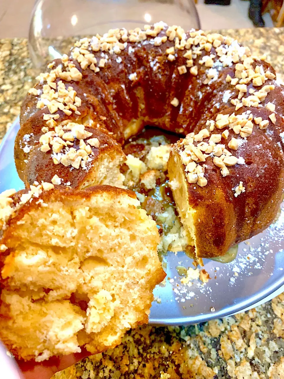 Snapdishの料理写真:Pineapple 🍍 Bundt Cake. So moist and is so delicious 😋|Alma's Home Kitchenさん