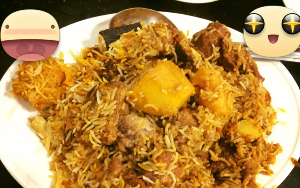 Snapdishの料理写真:Kacchi biriyani(mutton biriyani)|Ana (POT_Y134YUM609)さん