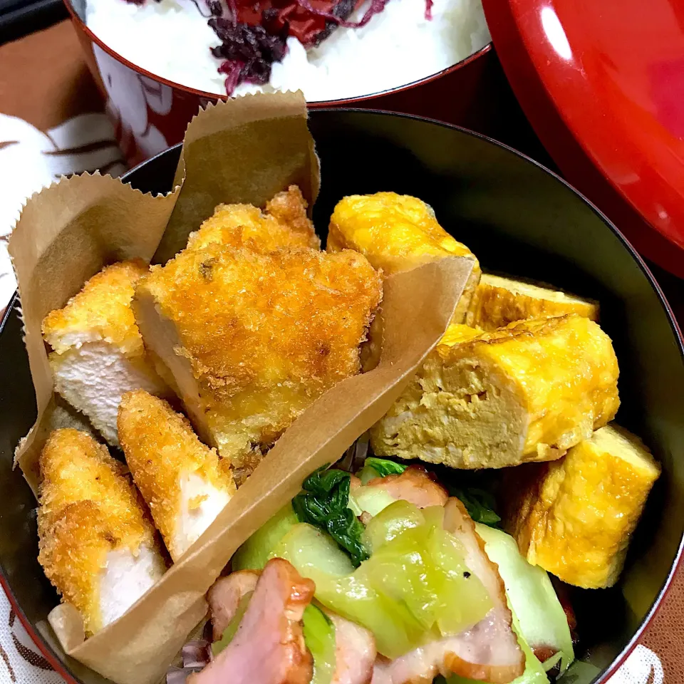 Snapdishの料理写真:#塾弁  #受験生応援弁当 （ふつうだけど）|もじゅさん