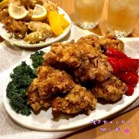 咲きちゃんの💕うちの ザンギ🐔✨
     〜ザンギとハイボール〜