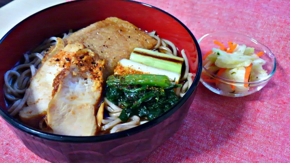 万能つゆで年越し蕎麦(ㅅ˘ㅂ˘)皆様良いお年をお迎えください|みるくここあさん